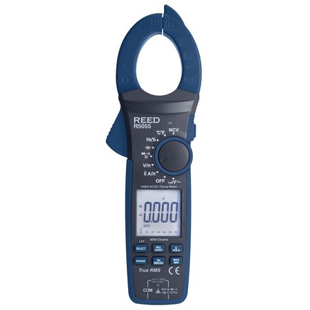 REED INSTRUMENTS 1000A True RMS Digital Clamp Meter R5055